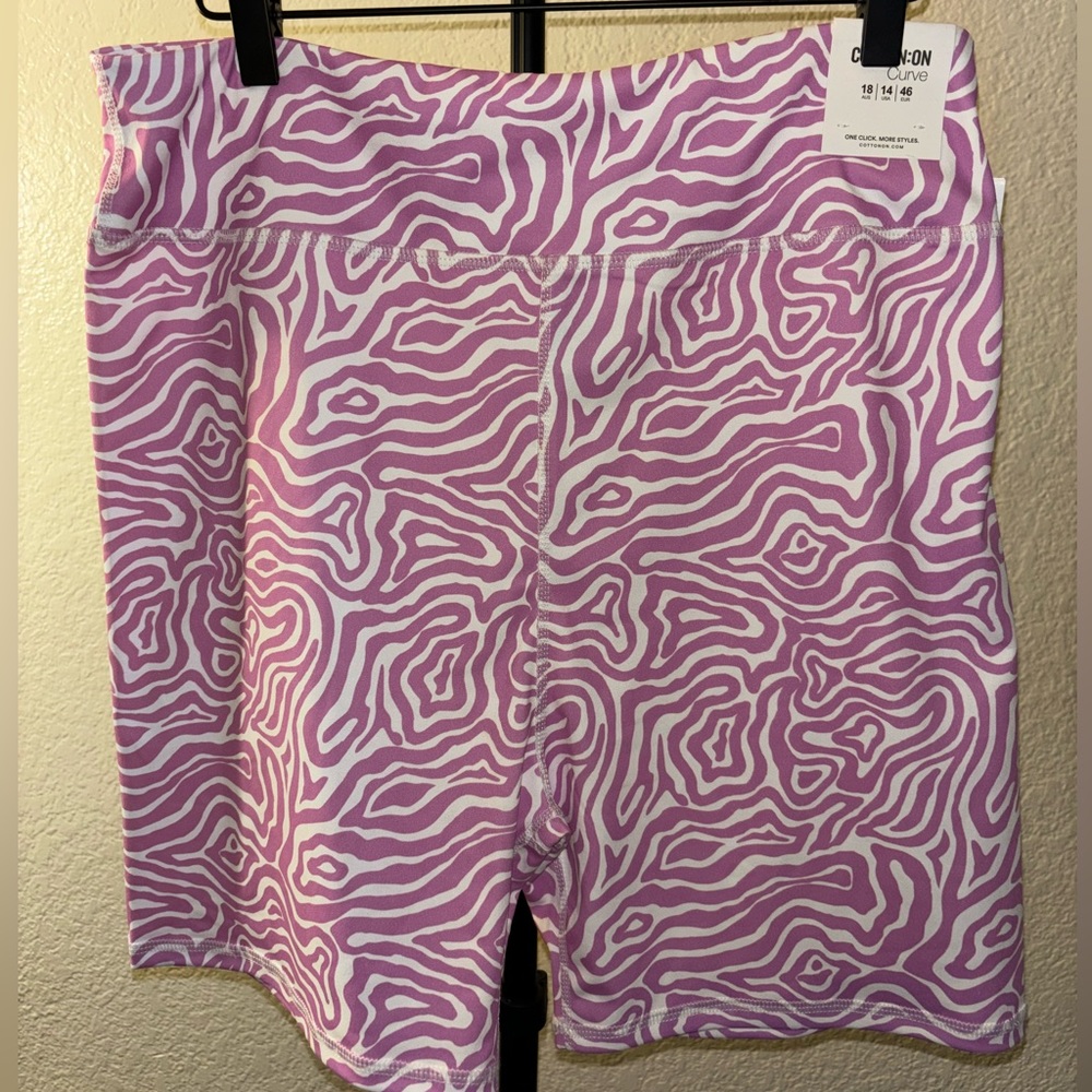 Cotton On Purple & Pink Bike Shorts in 14/16